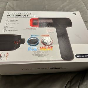 Sharper Image Powerboost Pro Hot + Cold Percussion Massager.